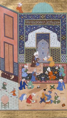 Ghalib's Lament: An Exploration into Mughal Miniature Painting and Introspective Melancholy!